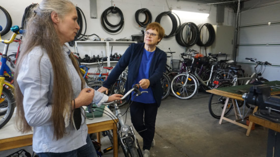Fluechtlingshilfe Fahrradwerkstatt